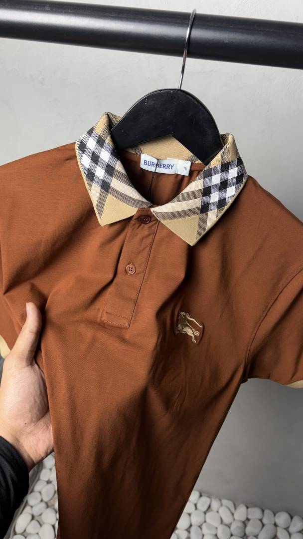Burberrry Premium Polo T-Shirt with OG box Packaging 3018