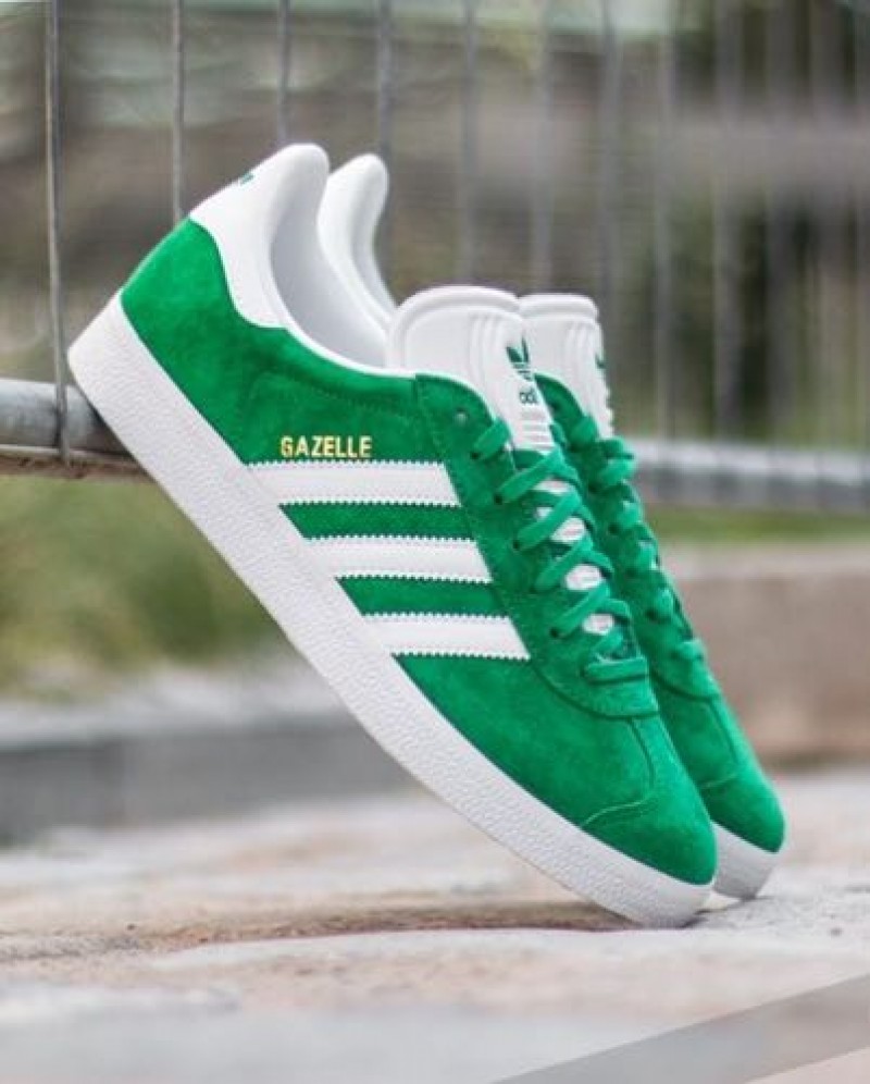 ADIDDAS GAZELLE GREEN WHITE sale