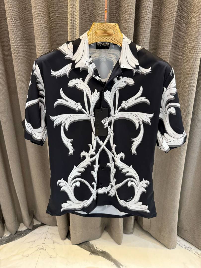 Versace Couture Half Sleeves Box Pack Shirts Black