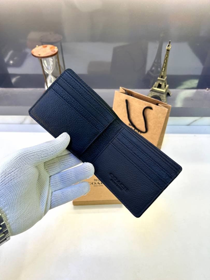 Coatch Monogram Black Wallet Fa 872