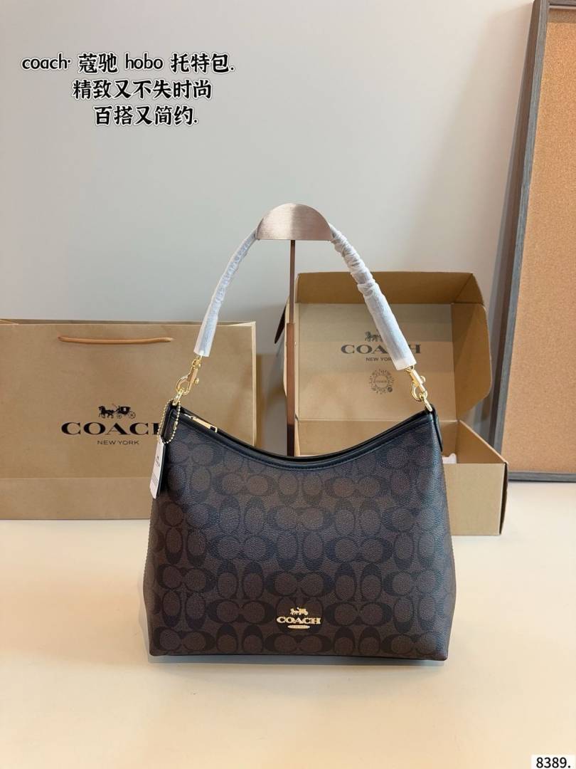 Coacch Laurel Medium Tote 01 With Original Box DustCover & Long Belt