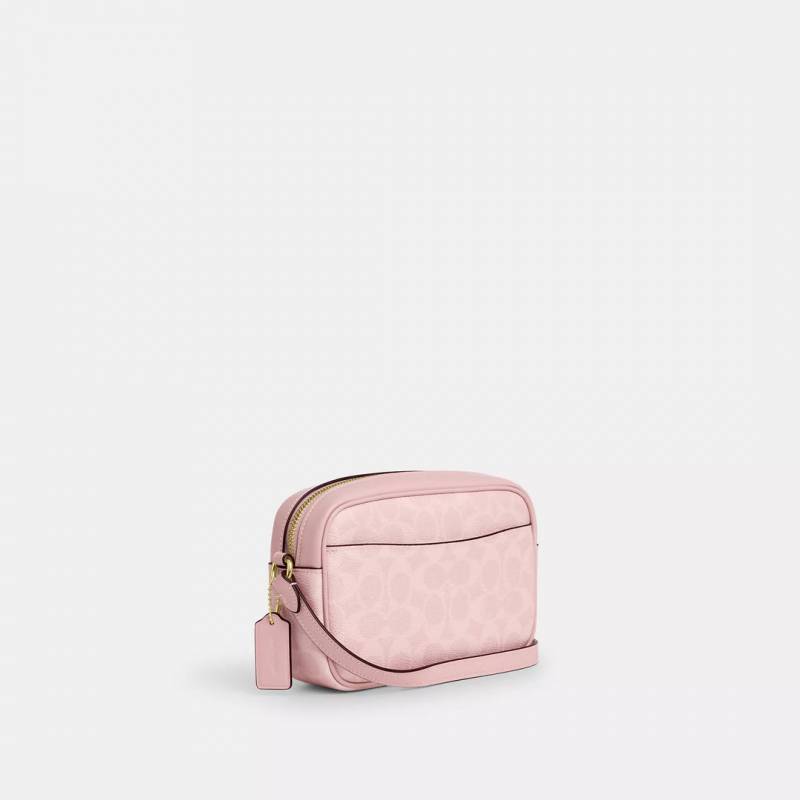 Coacch Jamie Pink Camera Crossbody Bag With OriginalBox DustCover CarryBag