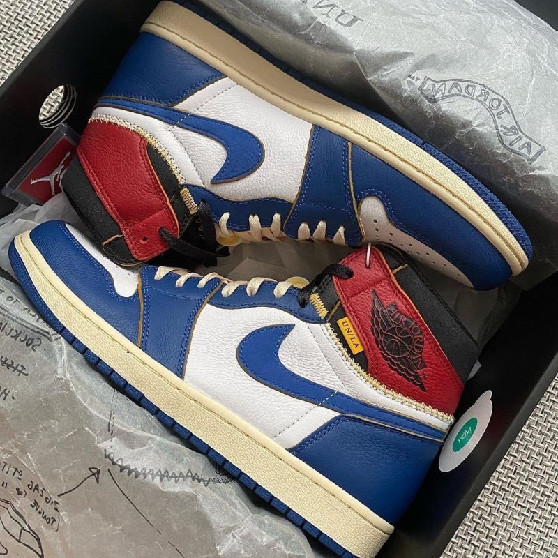 union la x air jordan 1 storm blue semi ua