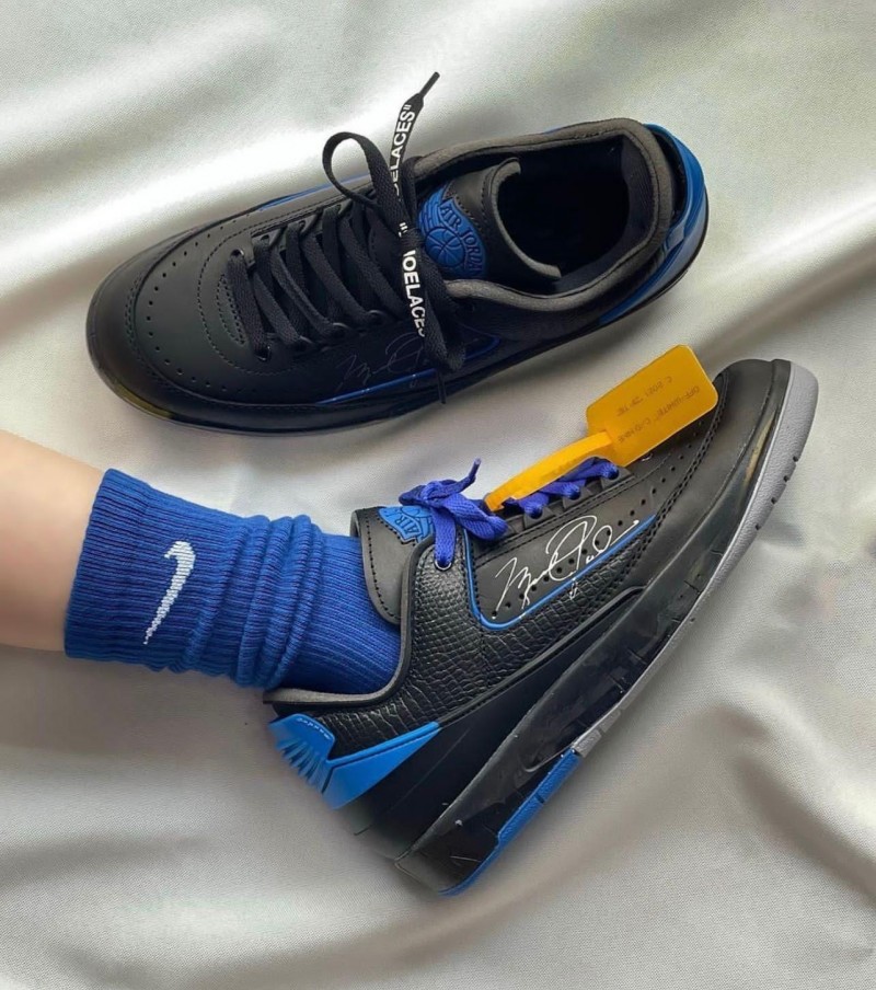 Jordan 2 low sp  black varsity royal