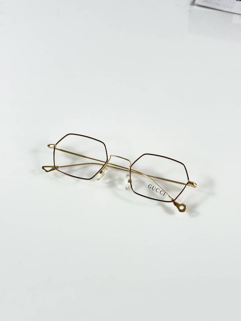 Gucc 307 Gold Frame