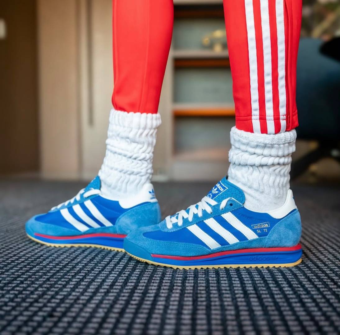 ADIDDAS SL 72 BLUE SCARLET