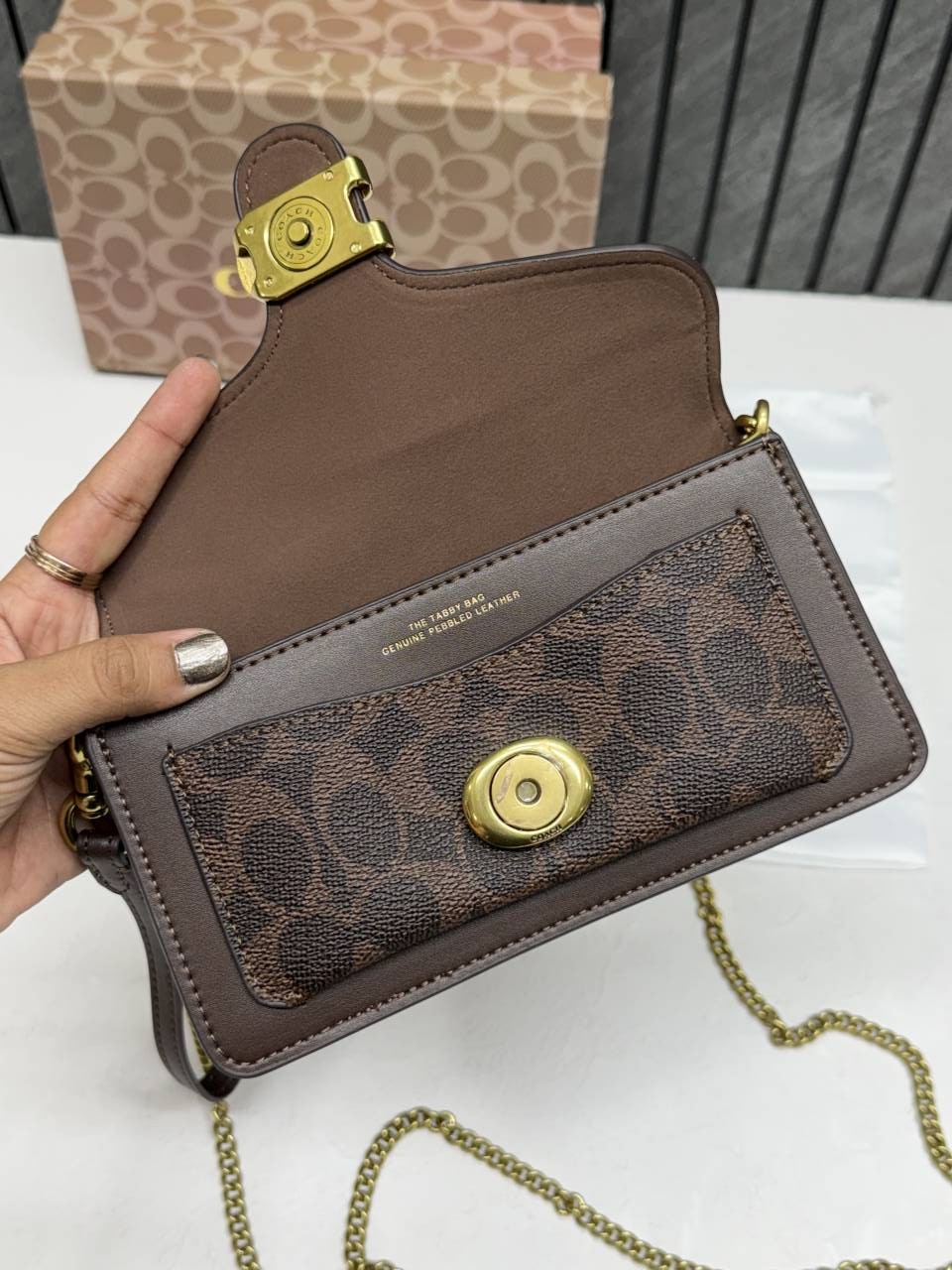 Coacch Tabby 19 Chain Clutch SuperHighend Quality 11 With OriginalBox & DustCover