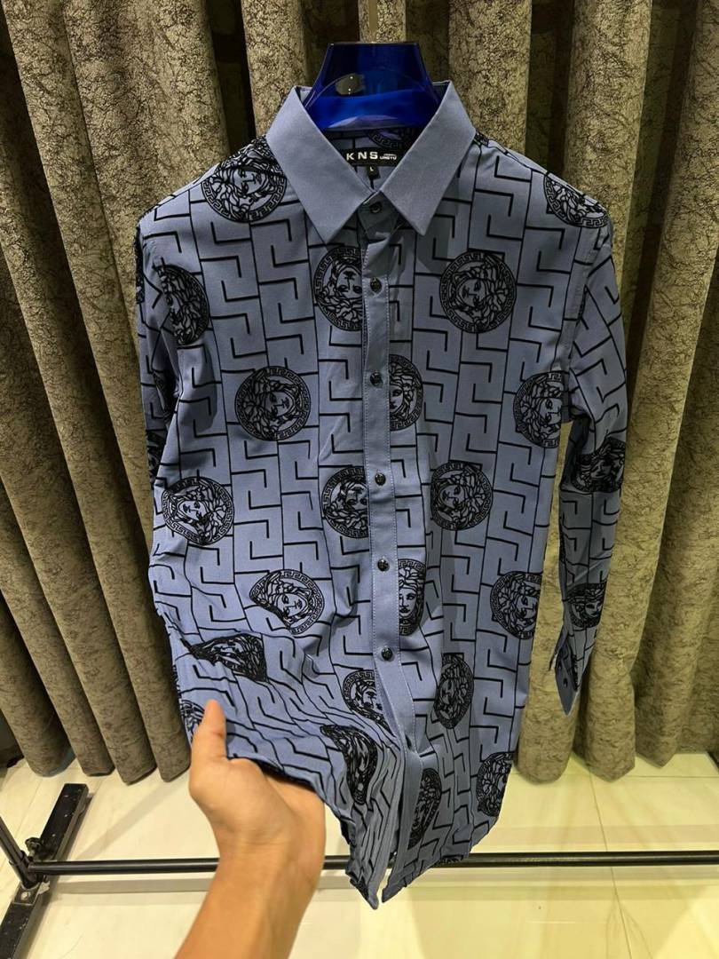 Versac-e IMPORTED STORE ARTICLE DIAMOND SHIRT