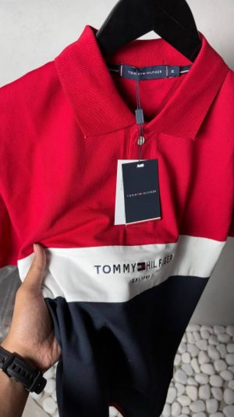 Tomm_ Hilfige_r Premium Polo T-Shirt With OG Box Packaging 1394