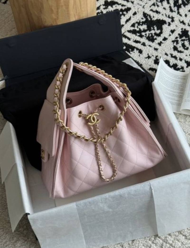 Chennell 25 Pink Medium Shoulderbag With OriginalBox DustCover