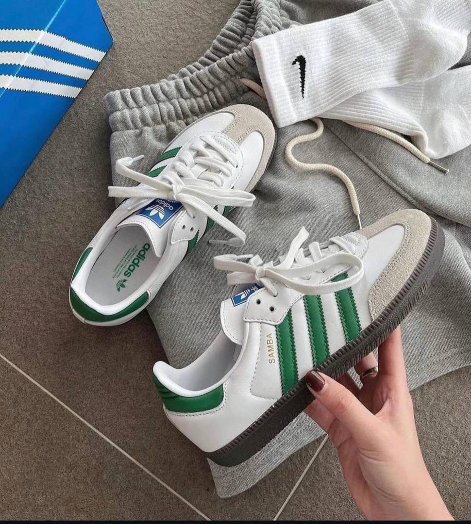 Adiddas SAMBA WHITE GREEN 461