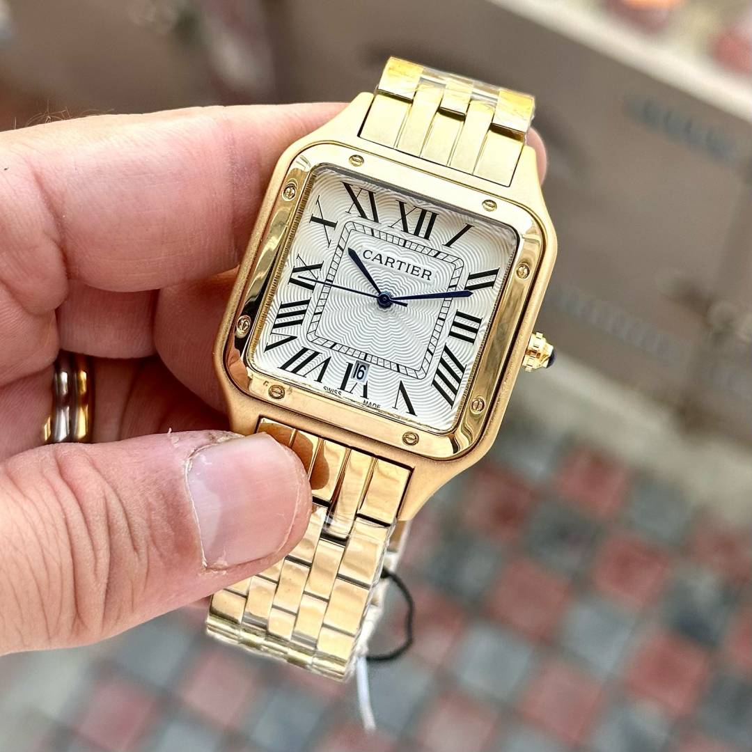 Cartier Square GoldWhite 007