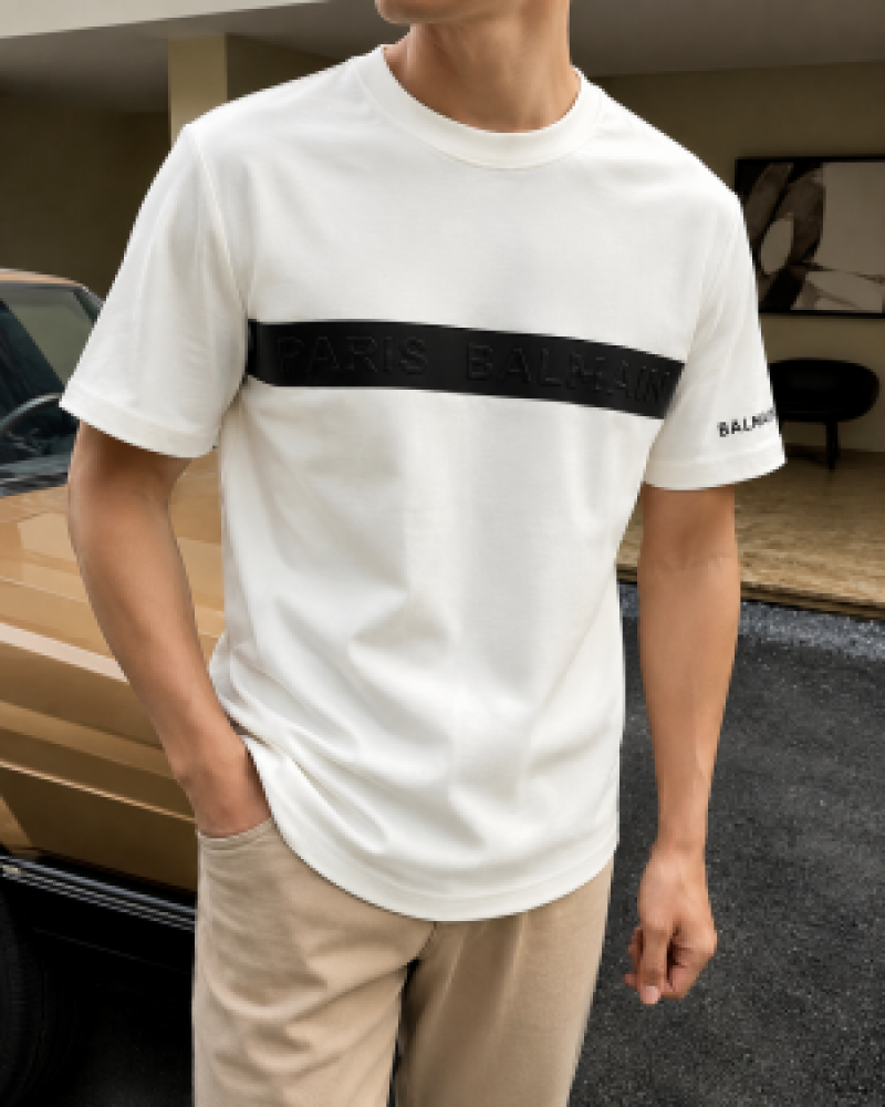Balmai Imported Tshirt White Cream