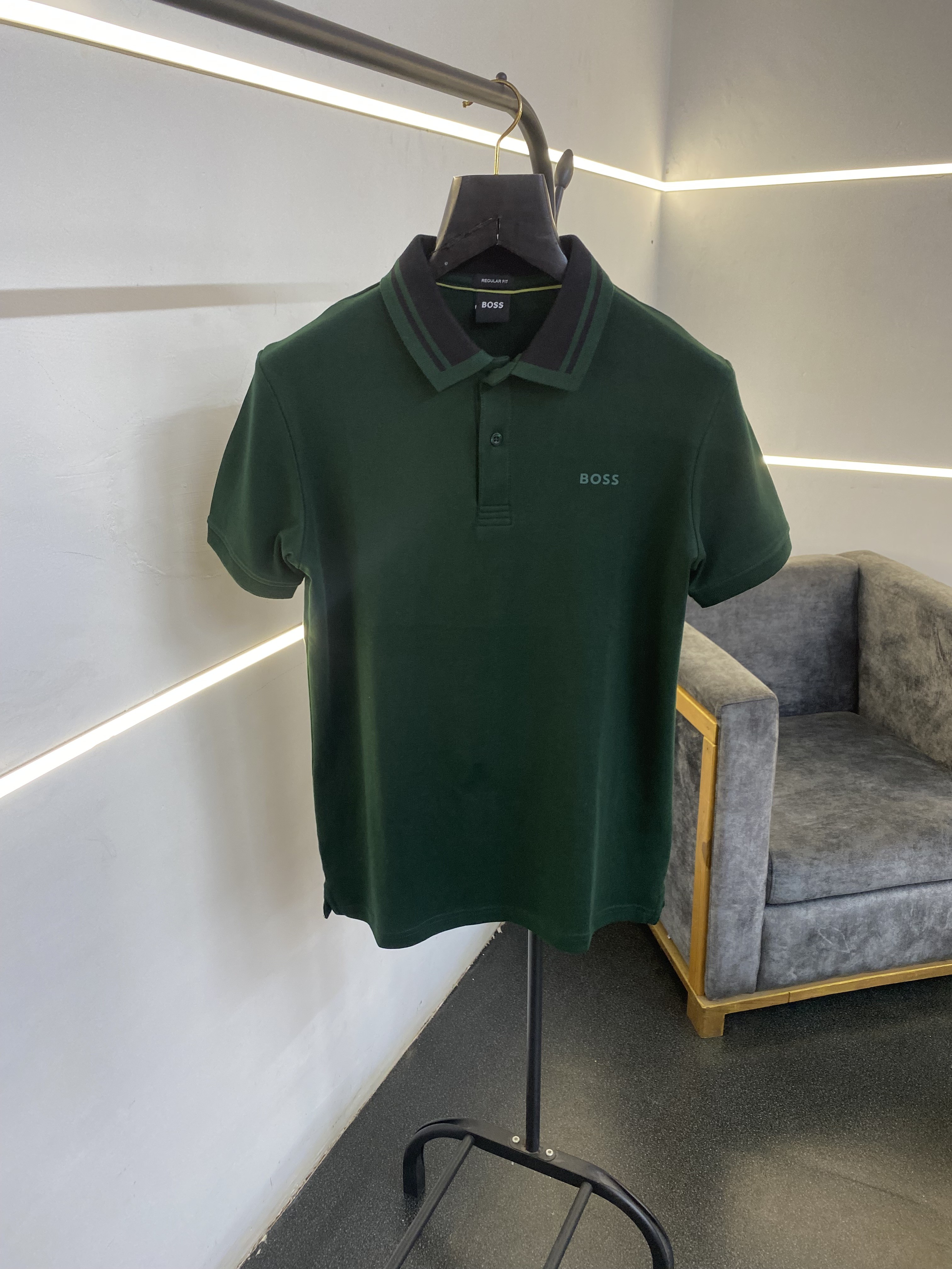 Hugo bos imported polo tshirt bottle green