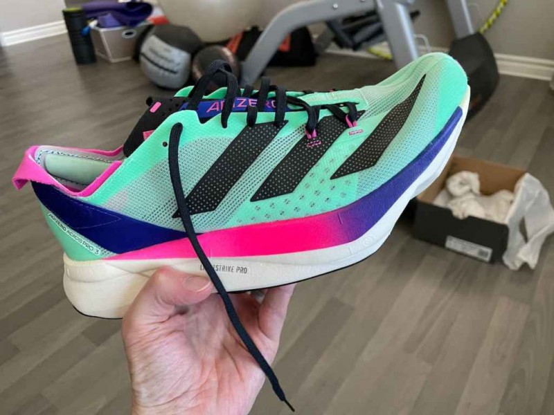 Adiddas adizero adios pro 3 neon black blue pink--