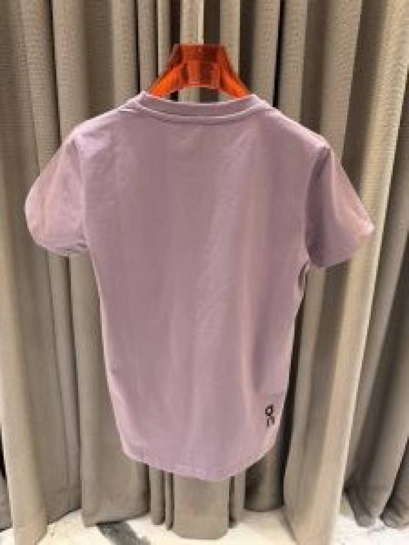 On Cloud Purple Premium Round Neck Tshirt