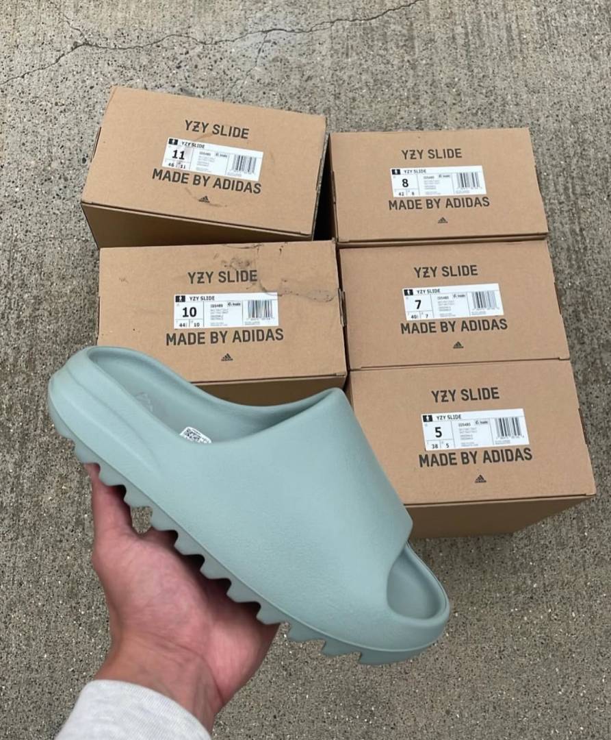 Adidaaass Yeezy Slide YZY OG Box ID5480 salt Fixed