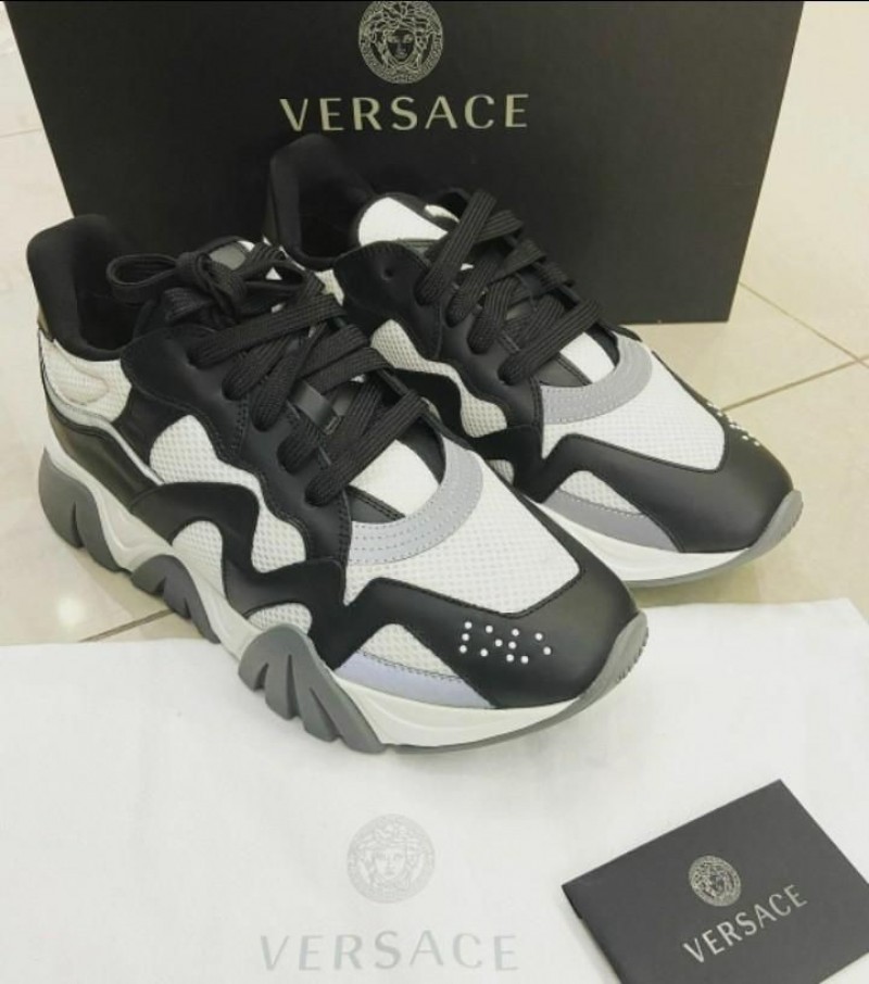 Versa.ce Squalo Black Hiker Trainers Sneaker