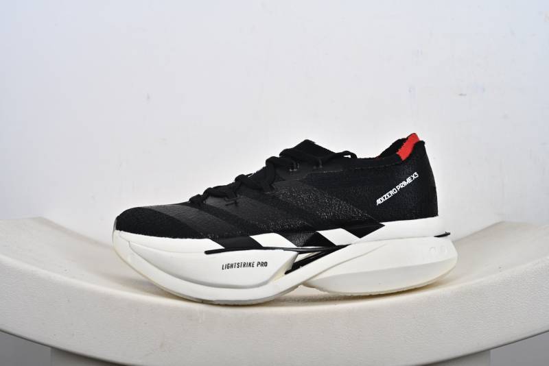 Adiddas Adizero Prime X3 Black Strung running shoe