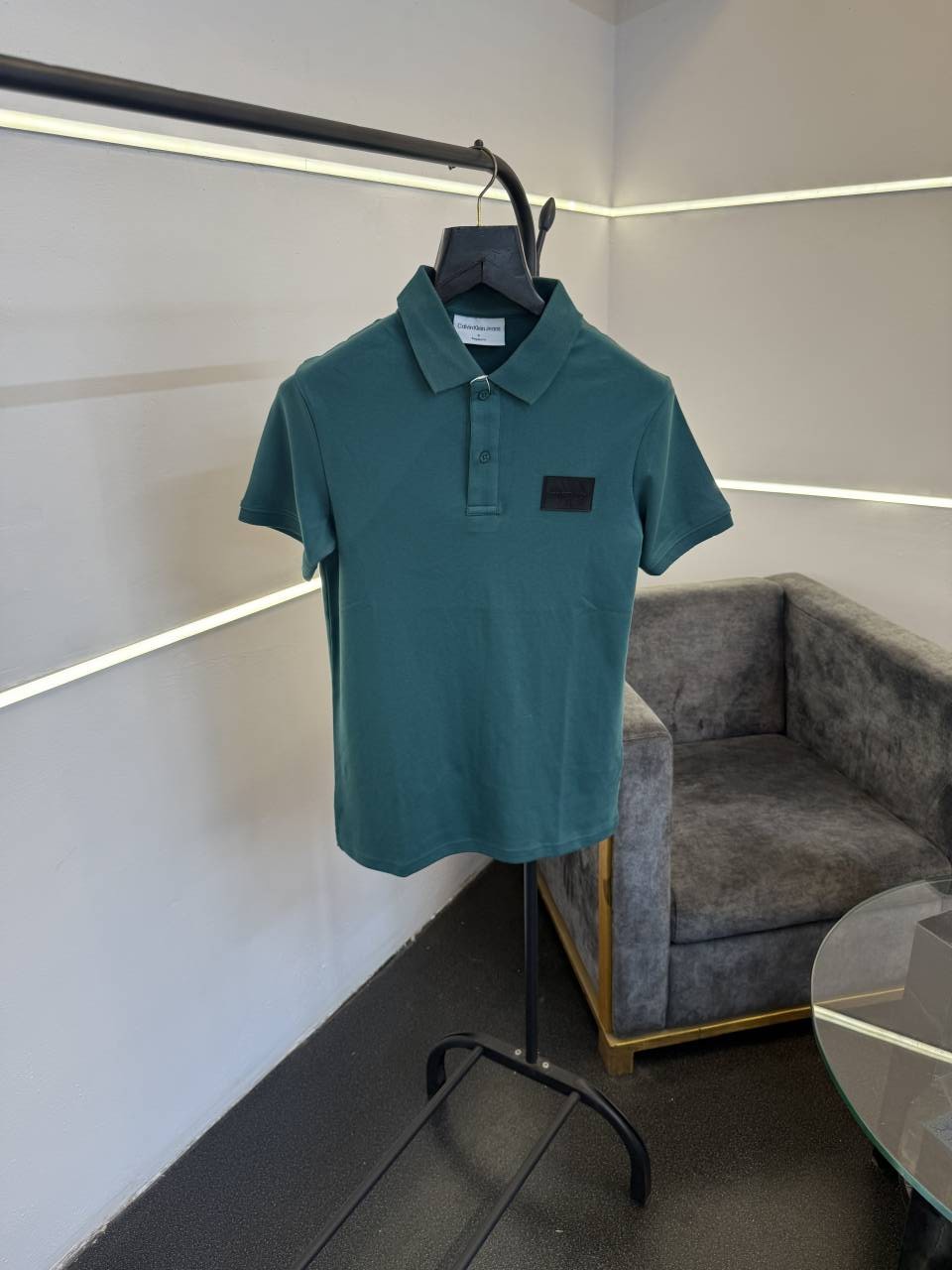 Calvin kline imported polo tshirt c green sale