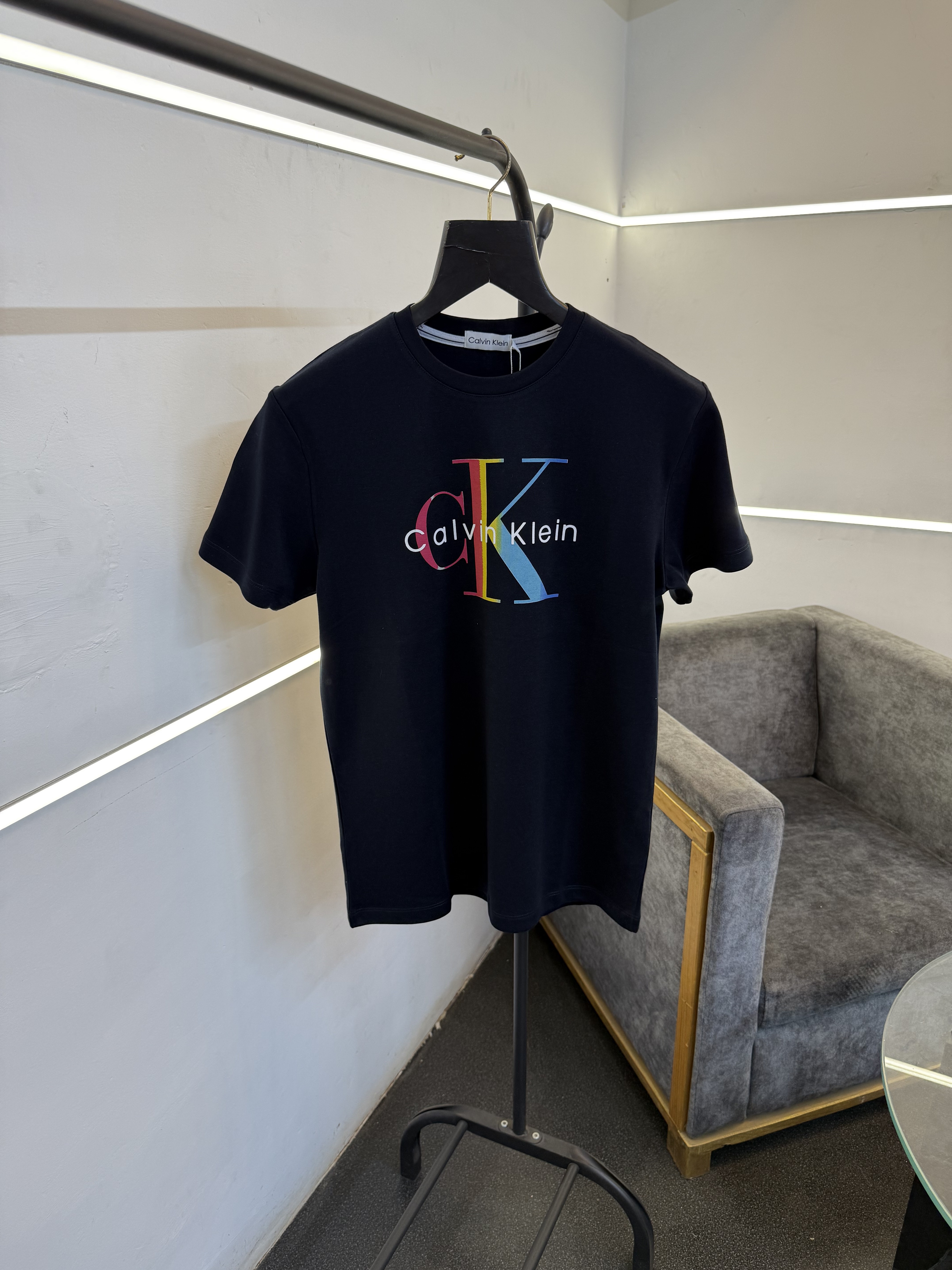 Calvin kline navy blue imported round neck tshirt sale