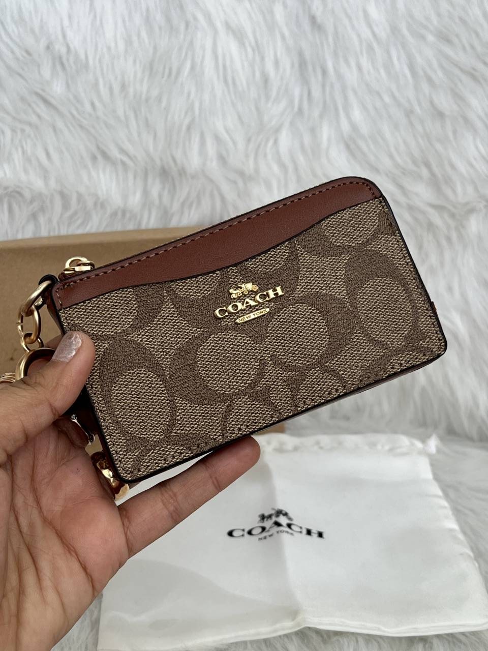 Coatch_CC-4_Zip_Card_Case_Wallet_With_OriginalBox_DustCover