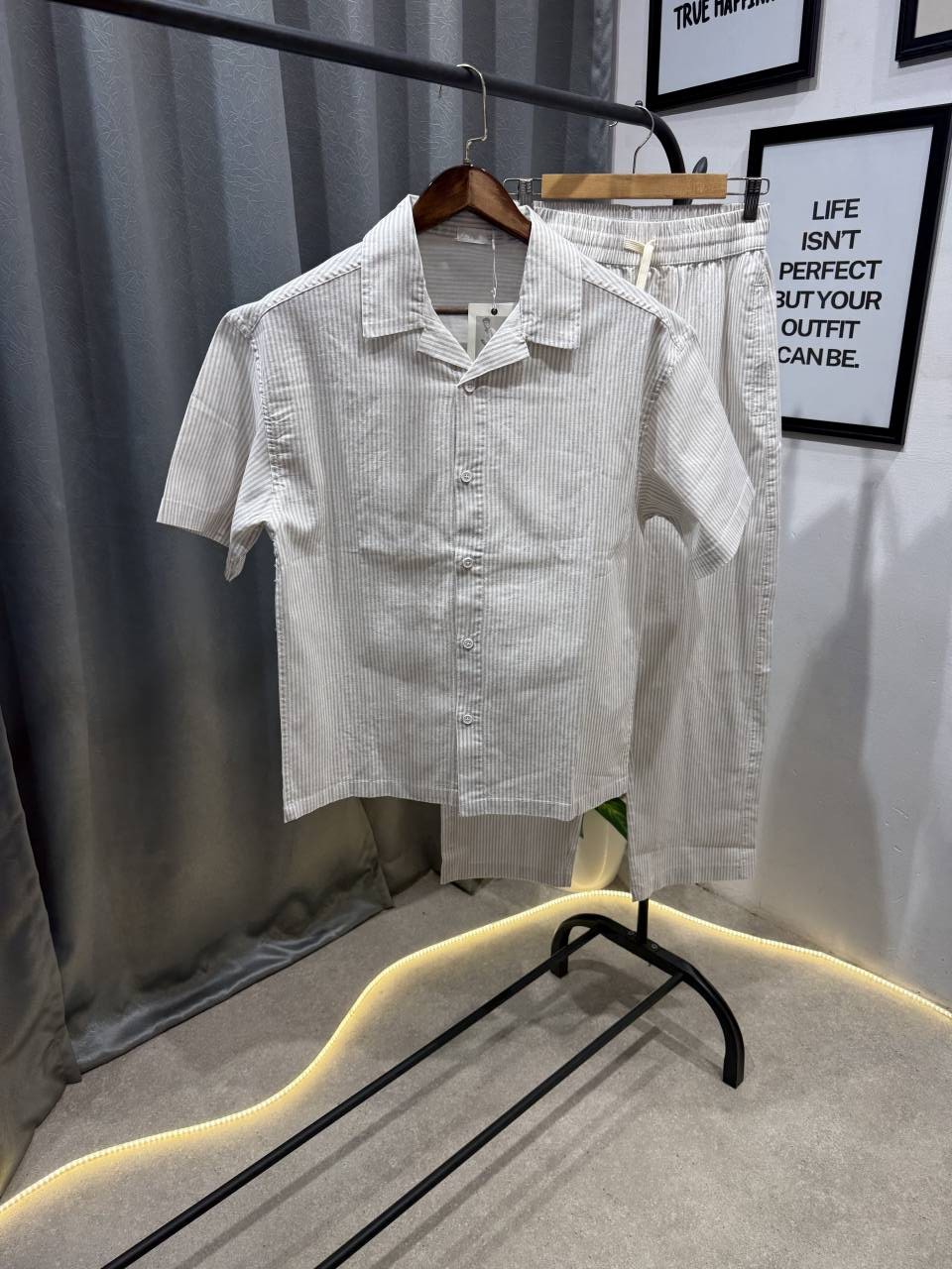 Zarra white Imported track suit with lining pattern