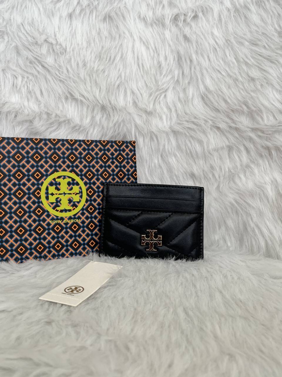 Tori Burch TC 2 Premium Quilted Card Holder With OriginalPacking