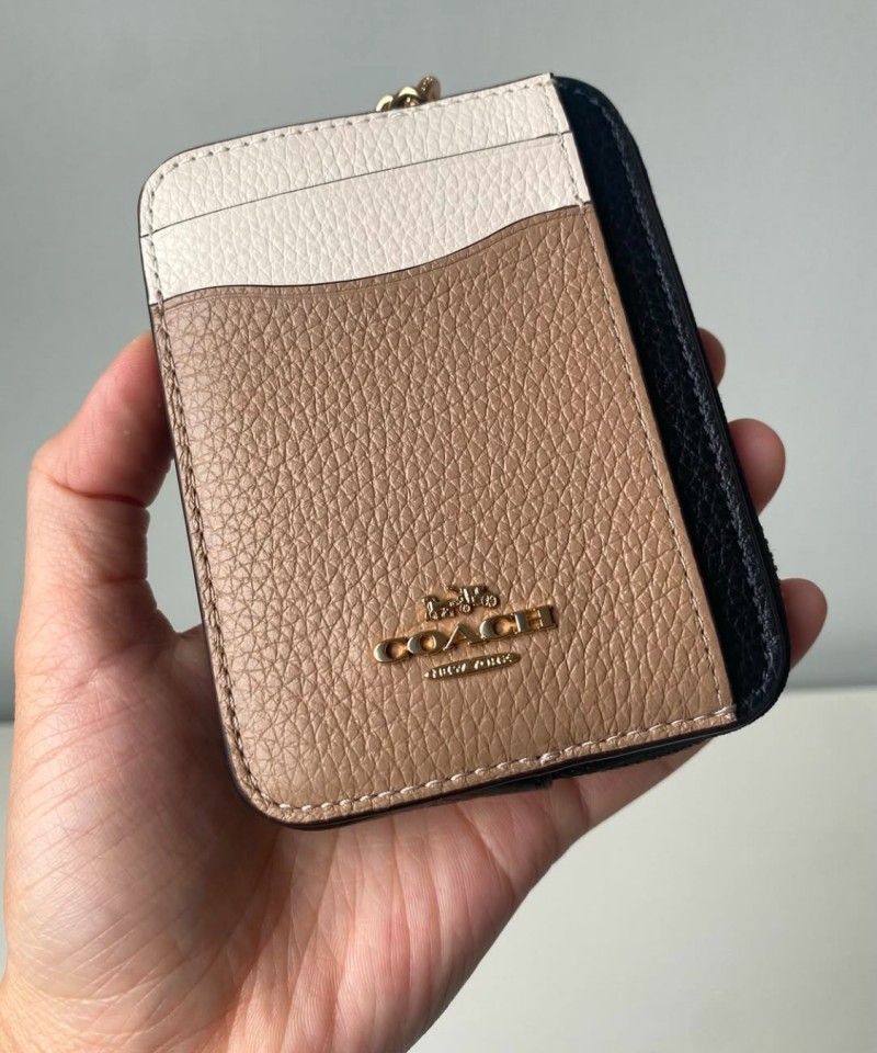 Coach_Zip_Card_Case_Mini_Wallet_With_Original_Box