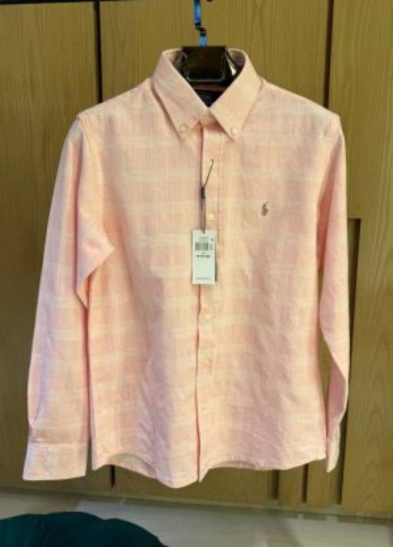 RALP-xH L-AUREN P-OLO IMPORTED STORE ARTICLE SHIRT PINK
