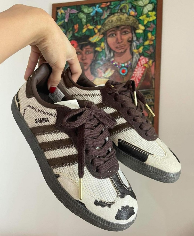 Adidas Samba Notitle Cow Print Brown 1785