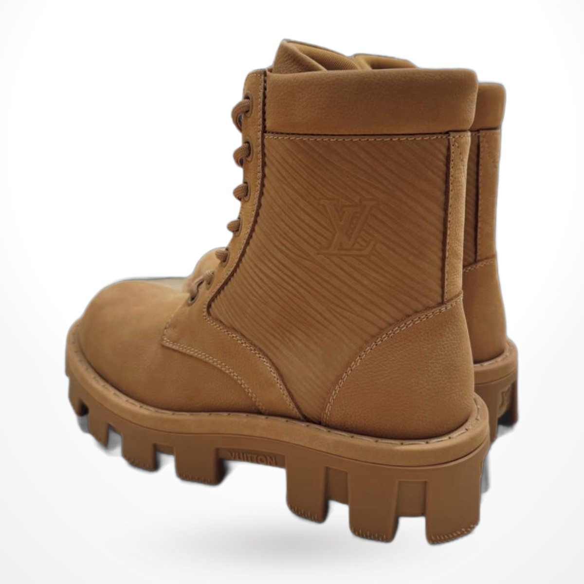 Loius vutton LV Checker Ranger Boots Tan