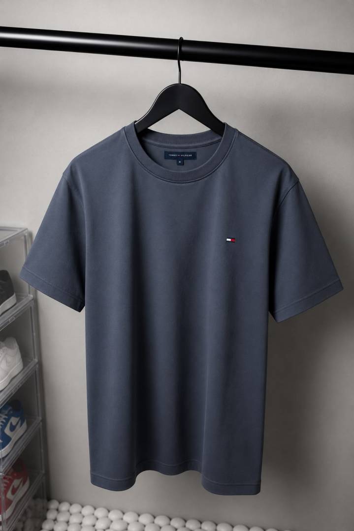 Tomm_ Hilfige_r Premium Round Neck T-Shirt with OG Box Packaging 1576 Sale VS1000