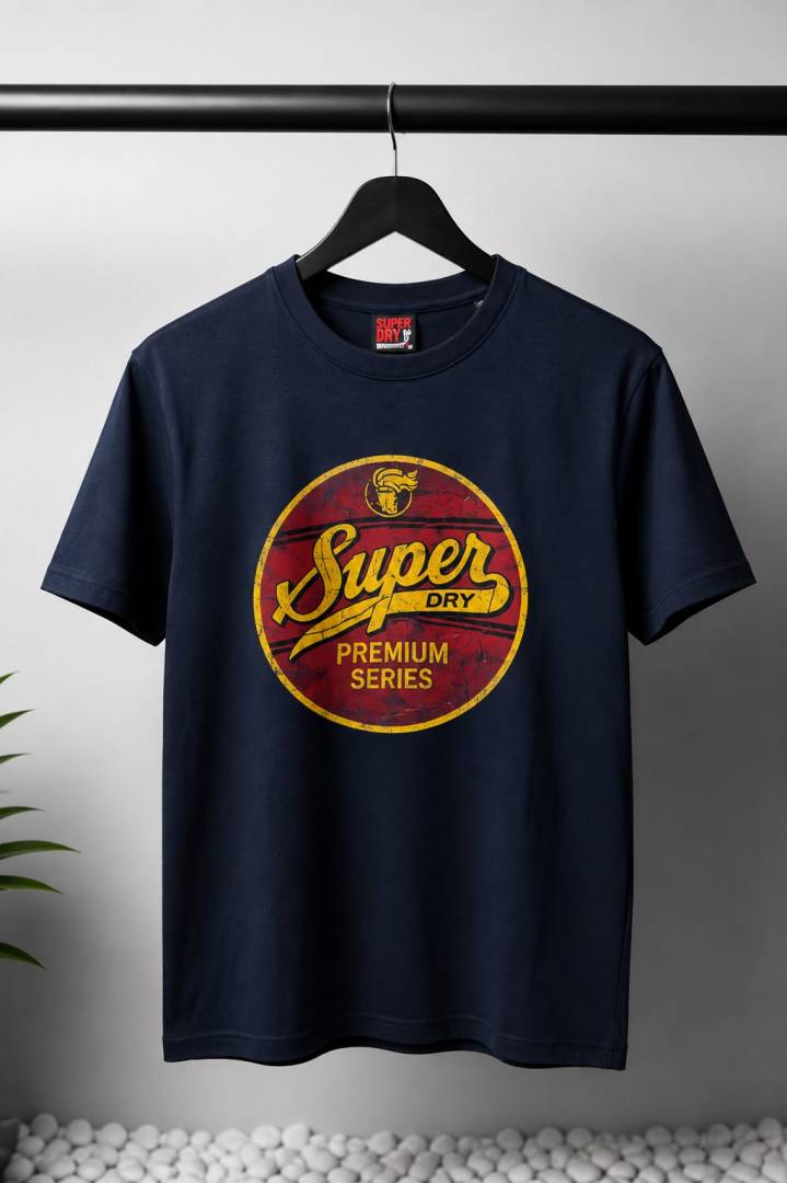 Super Dry Premium Round Neck T-Shirts 2797
