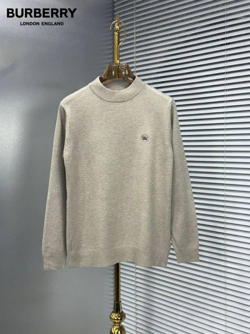 Burbery Chest Logo Sweatshirt Beige