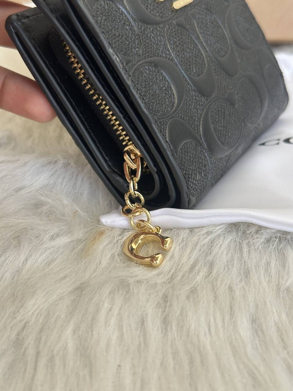 Coach_Snap_Wallet_Black_Edition_Coded_With_OriginalBox_DustCover_Tags