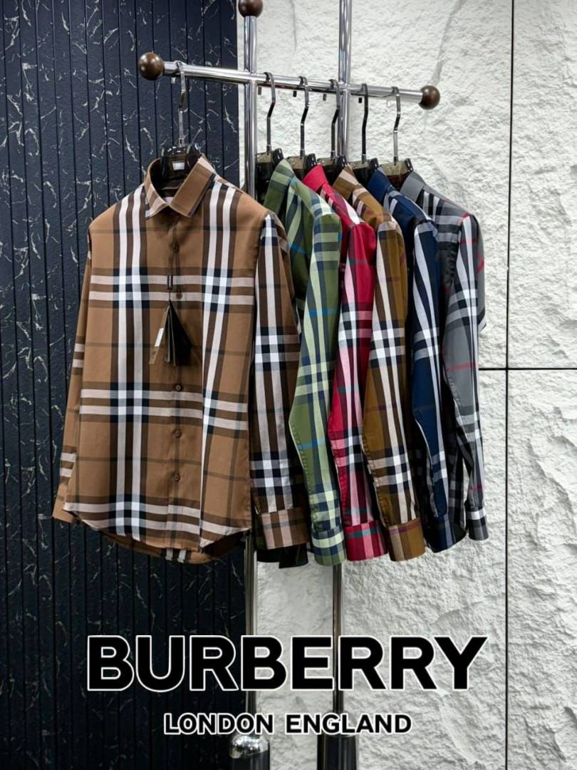 Burbery Box Pack Full Sleeves Checks Shirt