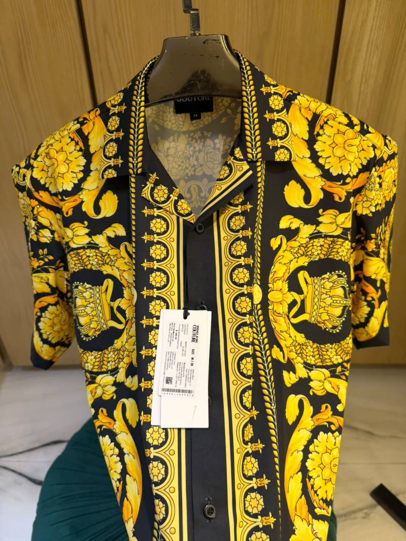 Versac-e IMPORTED STORE ARTICLE PREMIUM PRINTED SHIRT