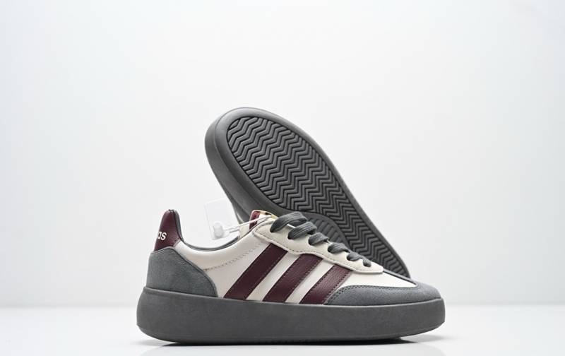 ADIDDAS BARRED GREY MAROON