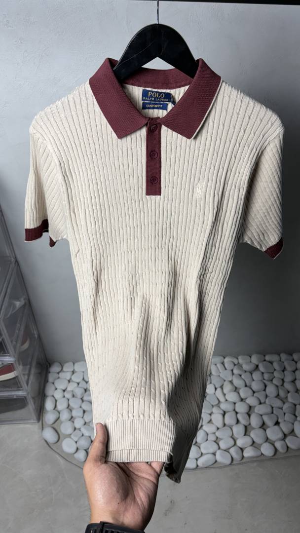 Ralph Lauren Premium Knit Polo T-Shirt 1416