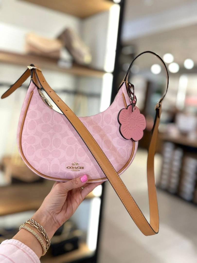 Coacch CB Emily Pink Edition Hobo With CarryBag OriginalBox & DustCover