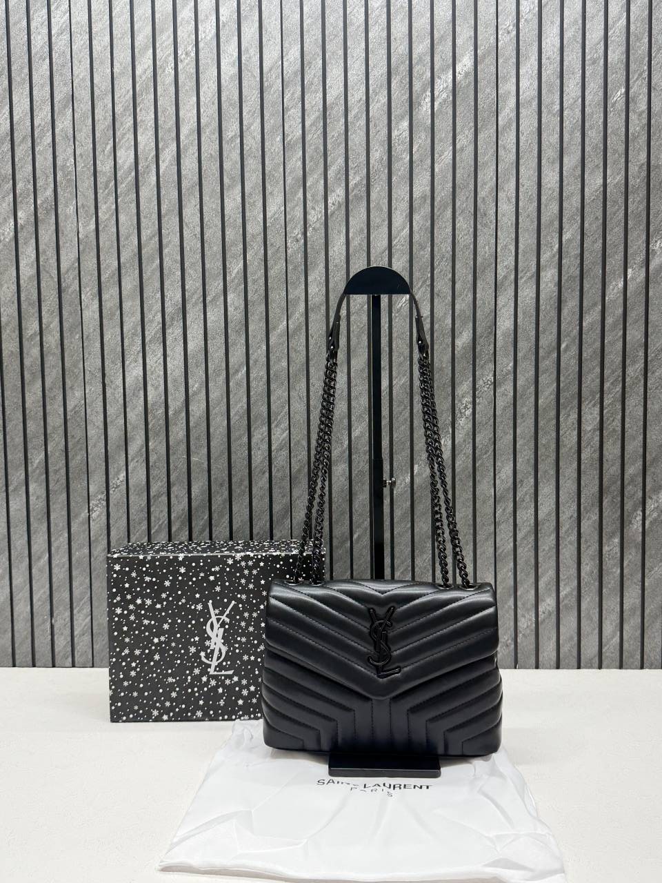 Ysl Lou Lou Medium Size 8802 Shoulder Bag With Original Box & DustCover Packing