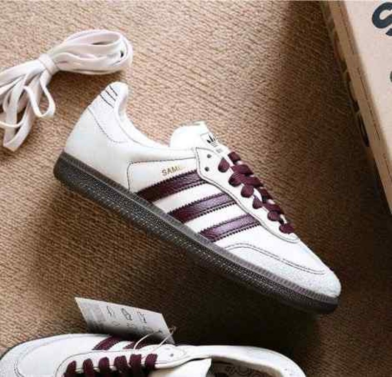 Addidas Samba OG Wonder White Maroon