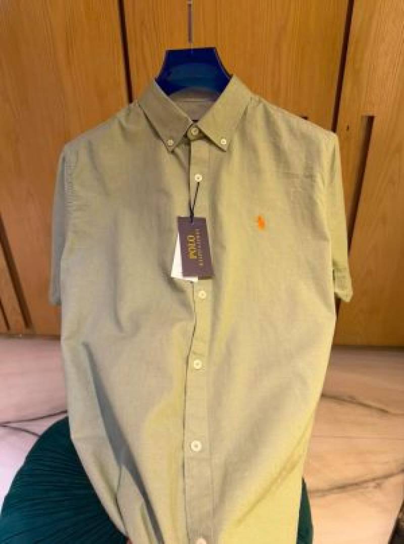 RALPx-H LAUREN POLO STORE ARTICLE IMPORTED leelan fabric SHIRTx