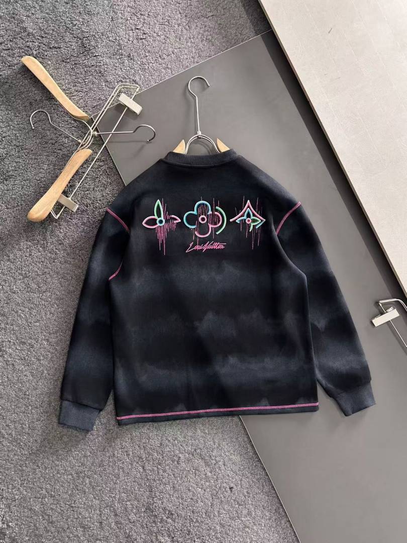 v-uitton imported sweatshirt store article black