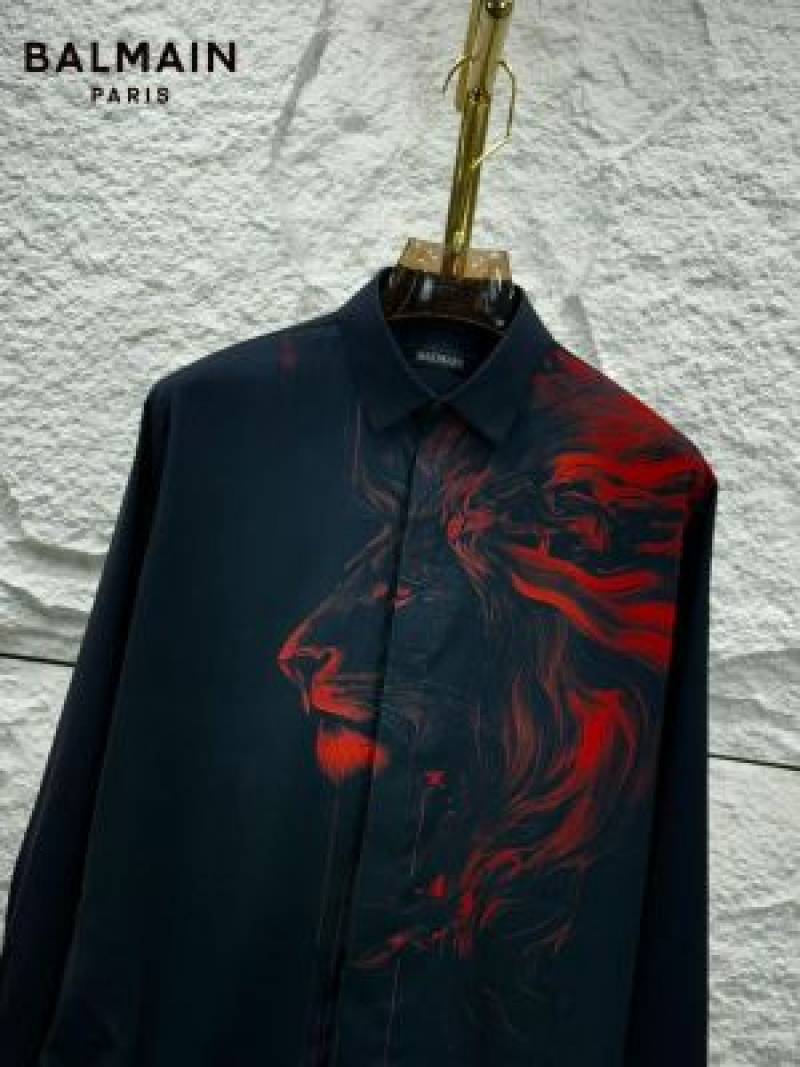 Balman Japan Fabric Full Sleeves Shirt Black