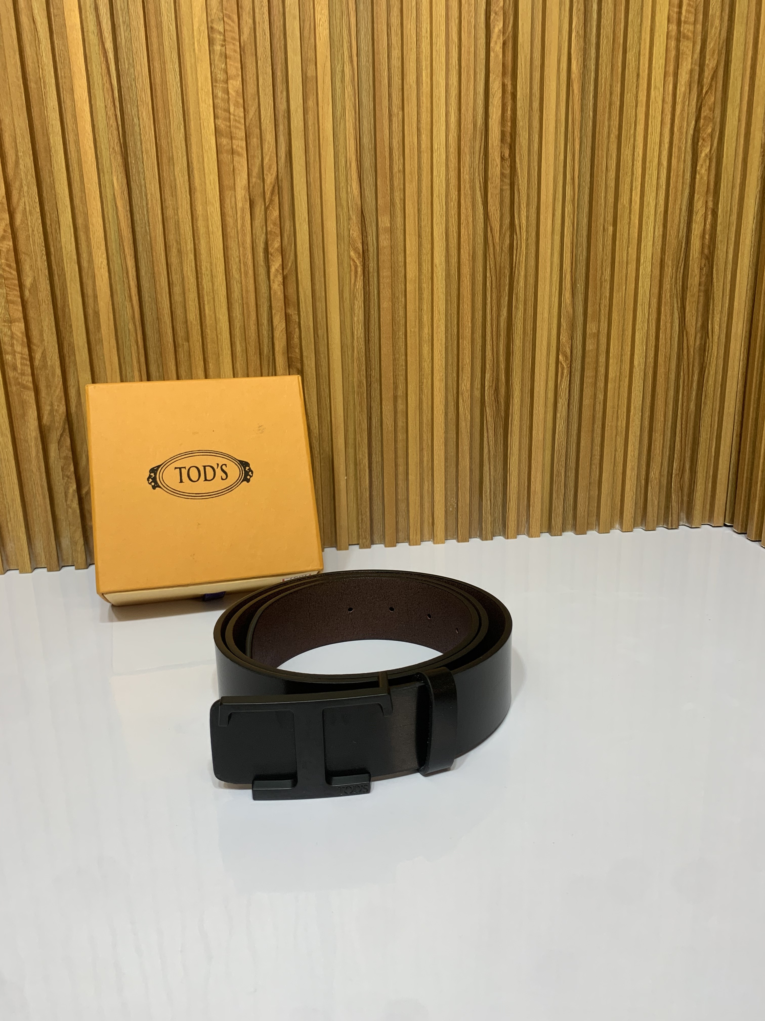 11 TODD'S FULL BLACK PREMIUM QUALITY BELT WITH BOX