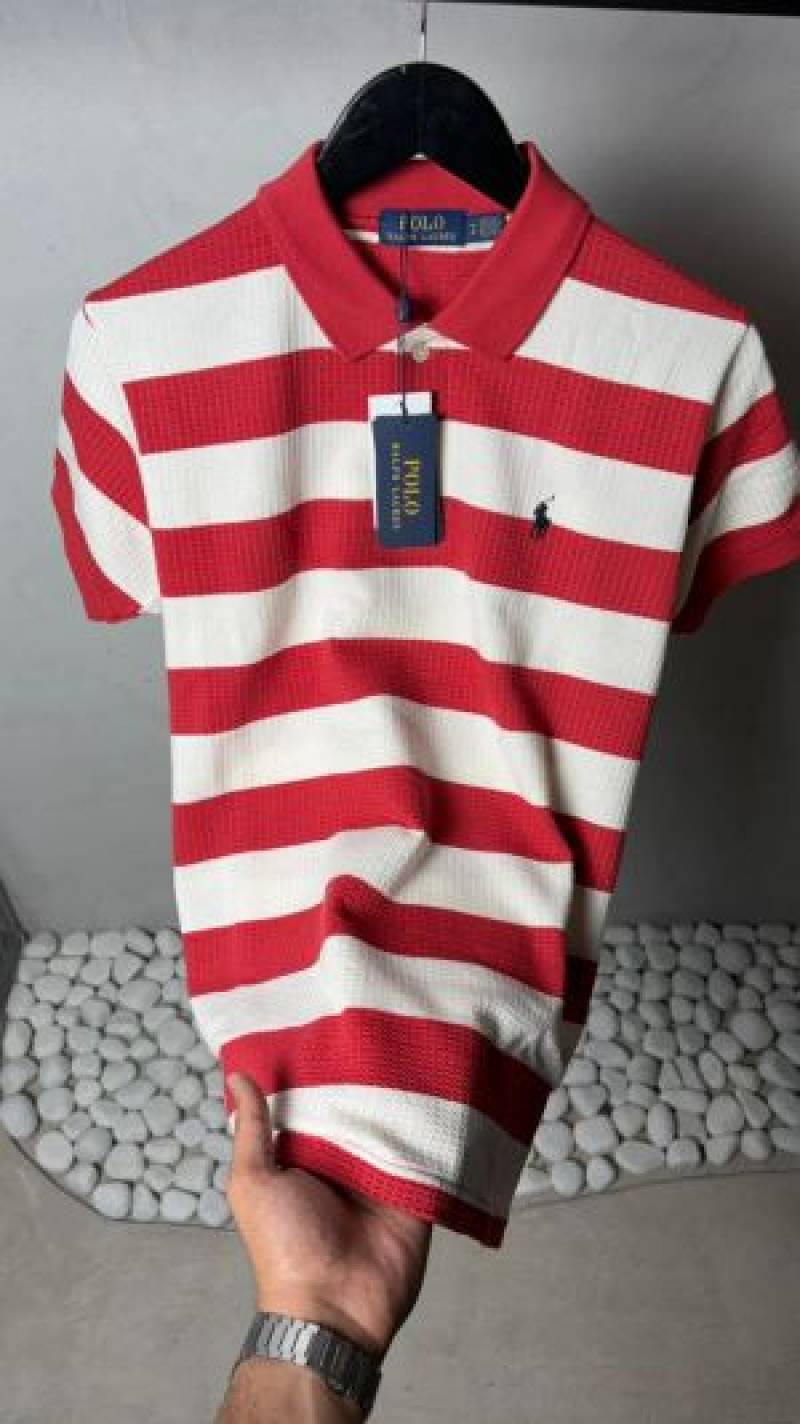 Ralp_ Laure_n Premium Knig Striped Polo T-Shirt OG Box packaging 1468. Sale offer  VS1000