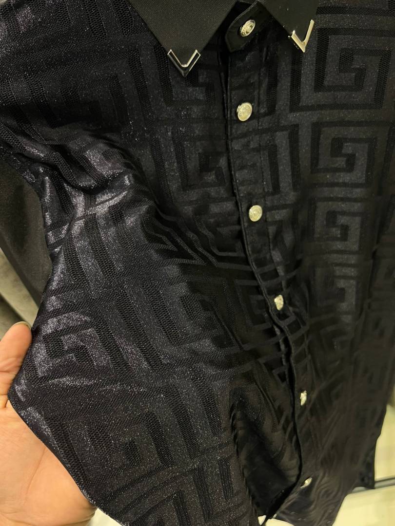 Versac-e IMPORTED STORE ARTICLE DIAMOND SHIRT