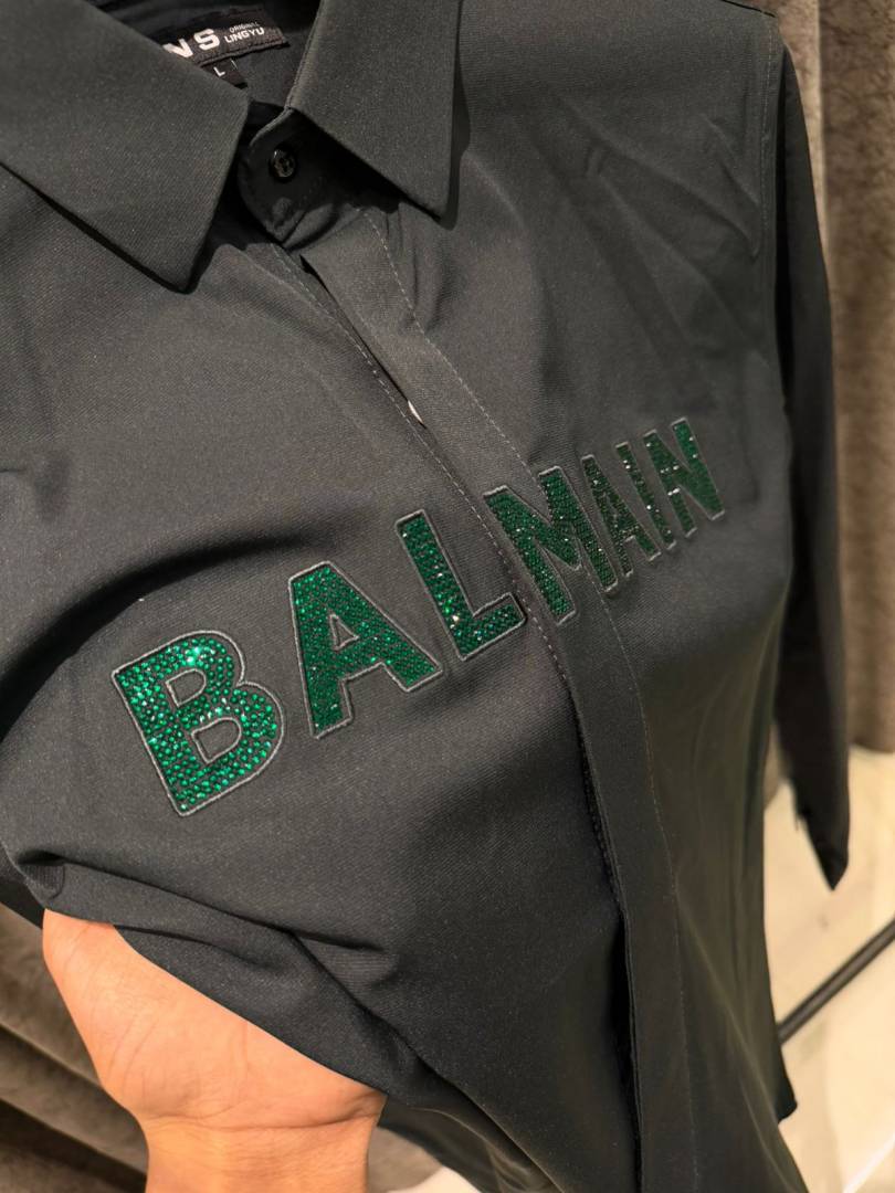 Balman imported store article diamond china shirt